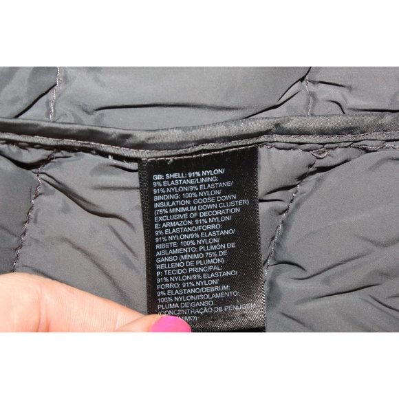 The North Face Gray Puffer Quilted Goose Down Insulated Jacket Size M - Picture 6 of 10
